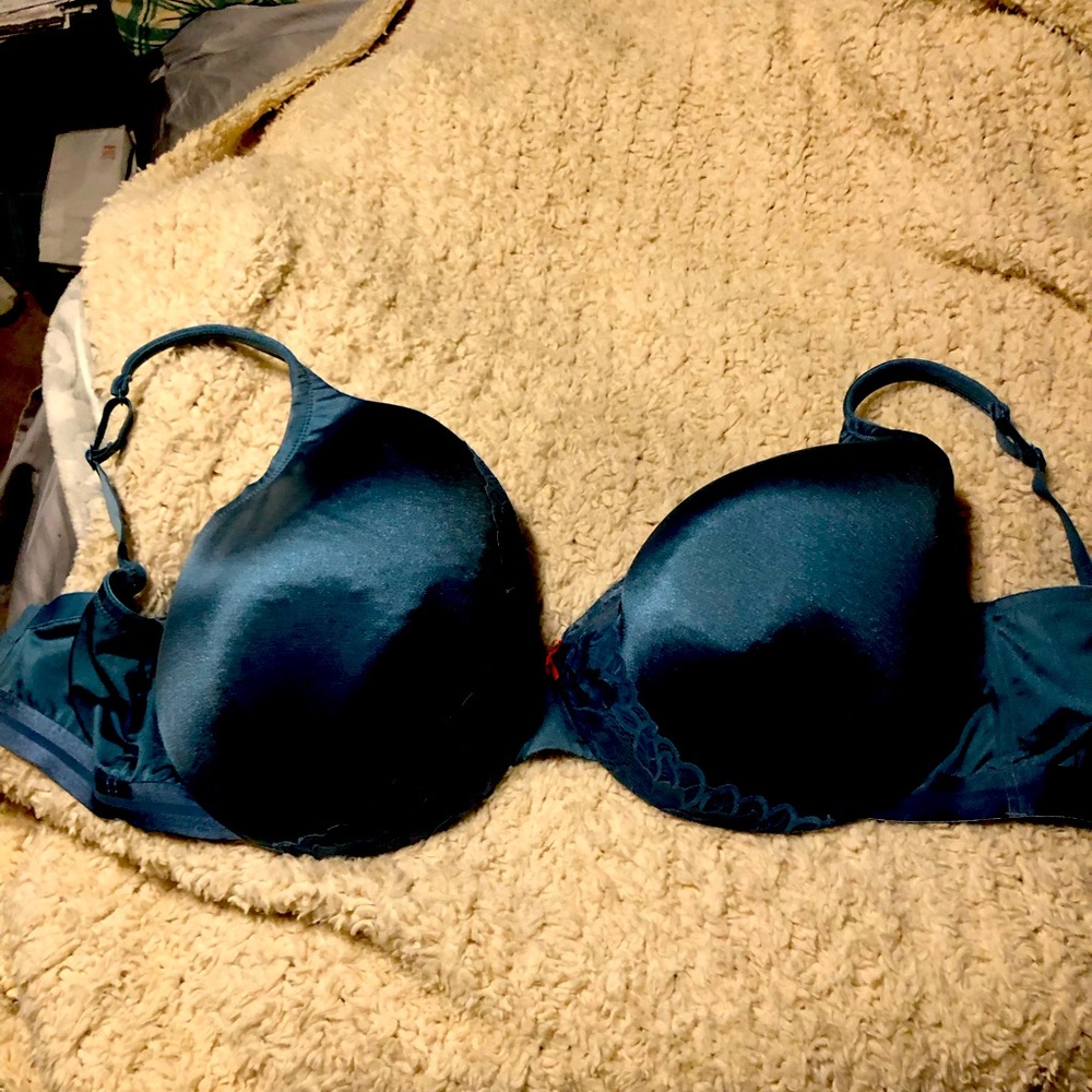 Cacique, beautiful dusty blue bra, Size 44J.